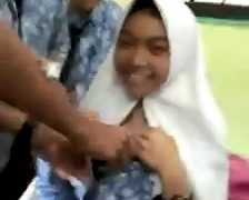 Smp Jilbab Bercandanya Remes Tete