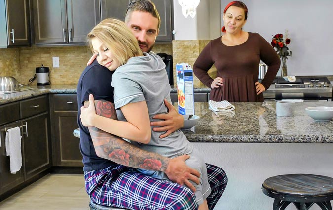 FamilyStrokes – Cara May – Stepdaughter Bang After Breakfast